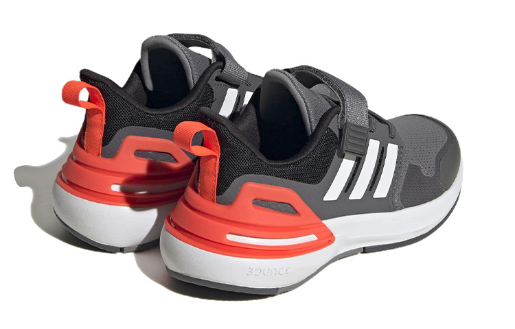 Shop (Grade School) adidas RapidaSport Bounce Strap J ''Grigio Solar Rosso'' HP2753