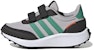 (Kanak-Kanak) adidas Run 70s 'Kelabu Hijau Gelanggang' HP7684