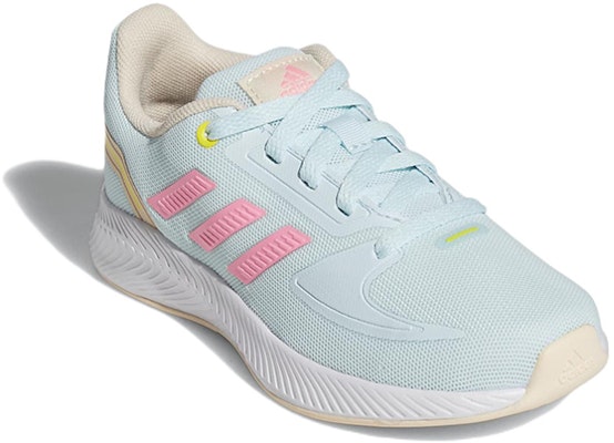 (adidas Junior) adidas Runfalcon 2.0 'Casi Azul Rayo Rosa' HR1412 Lookbook (adidas Junior) adidas Runfalcon 2.0 'Casi Azul Rayo Rosa' HR1412