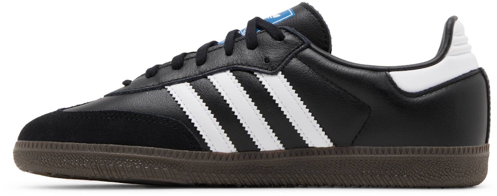 (Grade School) adidas Samba OG J 'Black White' IE3676 Lookbook (Grade School) adidas Samba OG J 'Black White' IE3676