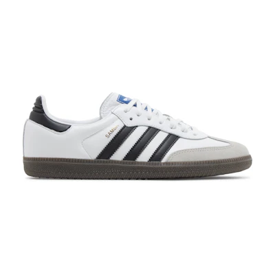 (GS) adidas Samba J 'White Black Gum'