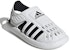 (Kanak-Kanak) adidas Summer Sandal Tertutup Air 'Putih Hitam' GW0387