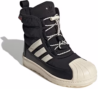 (小学) 阿迪达斯 Superstar 360 2.0 靴子 '黑色米色调' GX9073 Lookbook (小学) 阿迪达斯 Superstar 360 2.0 靴子 '黑色米色调' GX9073