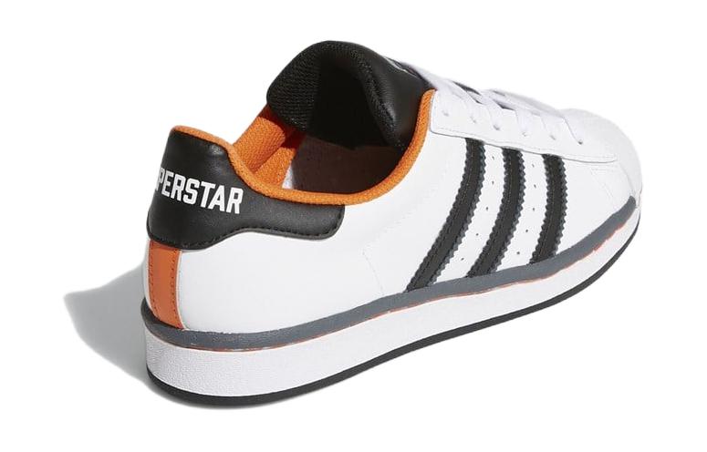 (GS) adidas Superstar 'Cloud White Orange' 圖 4