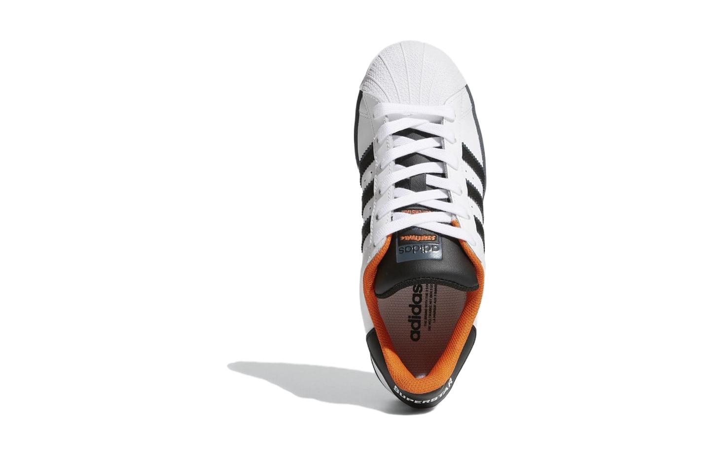 (GS) adidas Superstar 'Cloud White Orange' 圖 5