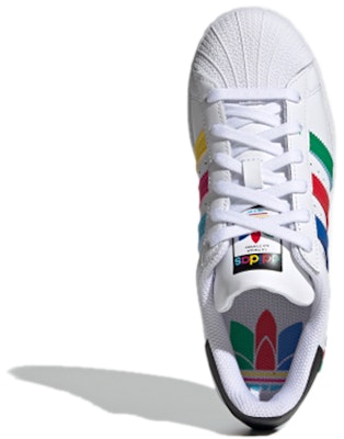 (Grade School) adidas Superstar 'Colorful Stripes - Cloud White' FW5236 Purchase (Grade School) adidas Superstar 'Colorful Stripes - Cloud White' FW5236
