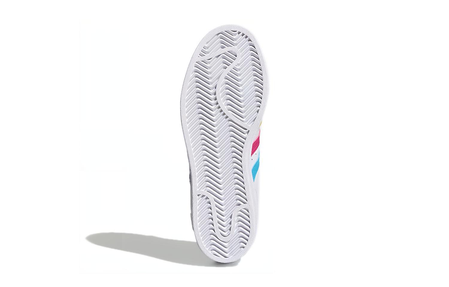 Details for (adidas para Niños) adidas Superstar 'Rayas Coloridas - Blanco Nube' FW5236