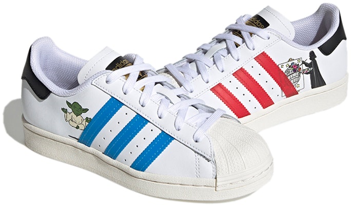 (Grade School) adidas Superstar 'Star Wars Yoda' FX5938 Shop (Grade School) adidas Superstar 'Star Wars Yoda' FX5938
