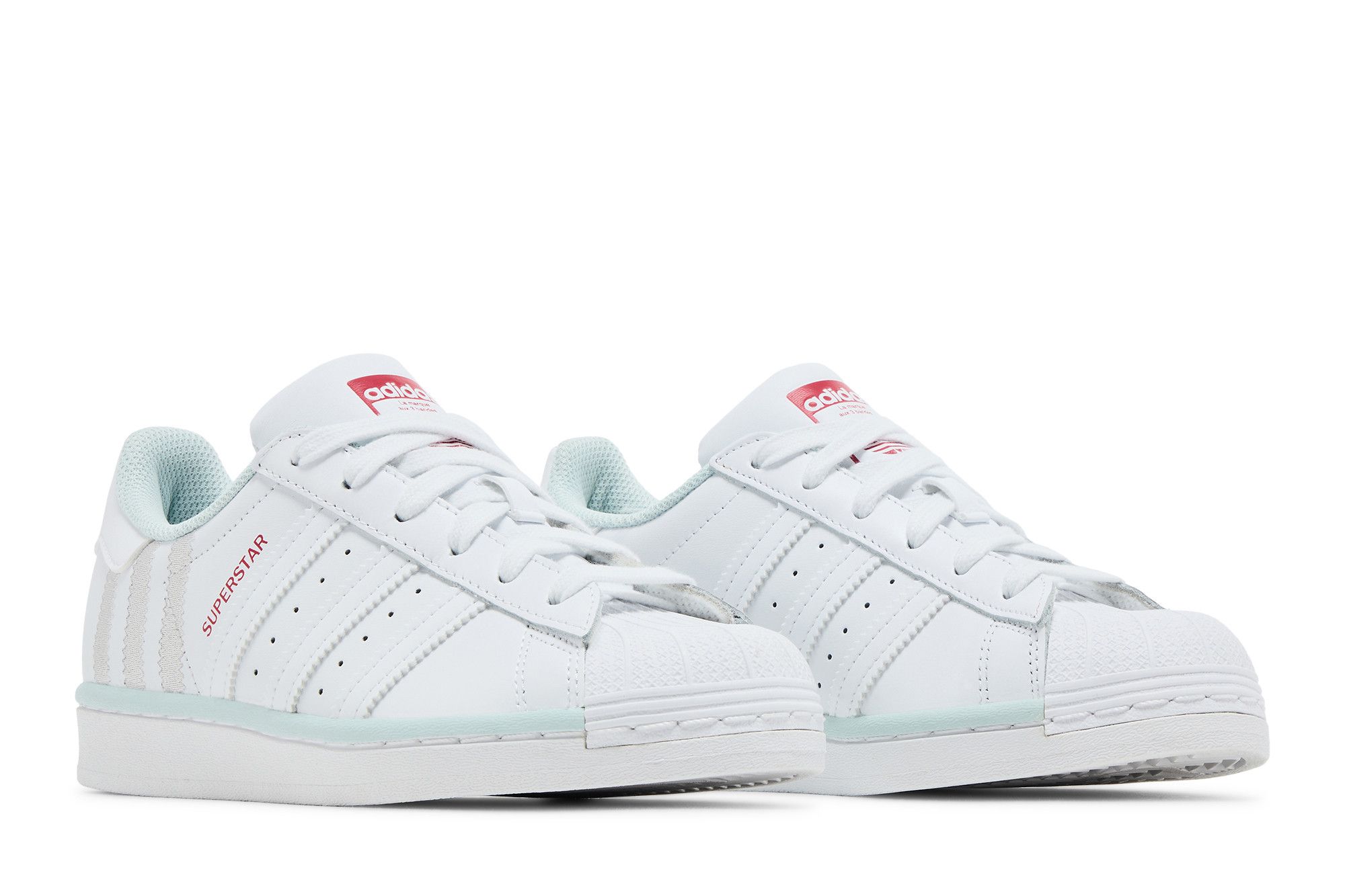 Cheap (Grade School) adidas Superstar 'White Almost Blue' FZ6254