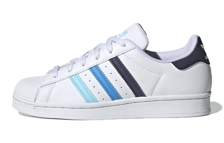 (GS) adidas Superstar 'White Bliss Blue'