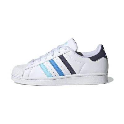 (GS) adidas Superstar 'White Bliss Blue'