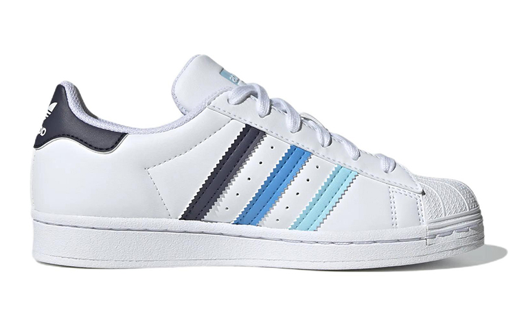 (GS) adidas Superstar 'White Bliss Blue' 圖 2