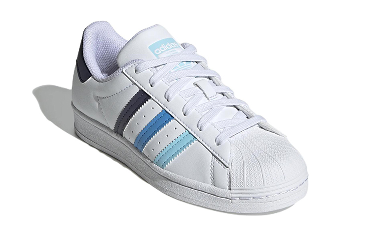 (GS) adidas Superstar 'White Bliss Blue' 圖 3