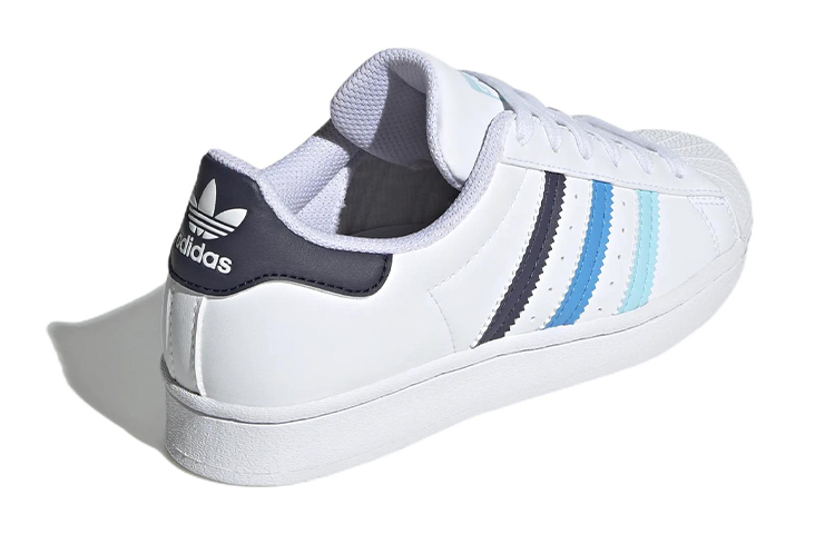 (GS) adidas Superstar 'White Bliss Blue' 圖 4