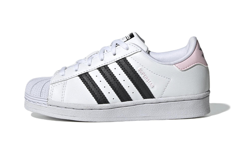 Buy (小学版) 阿迪达斯 Superstar '白色 清粉色' GY9318