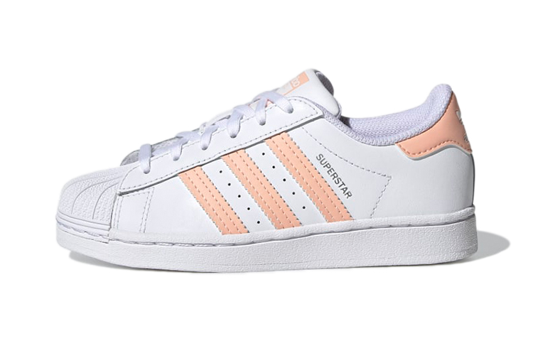 (GS) adidas Superstar 'White Haze Coral'