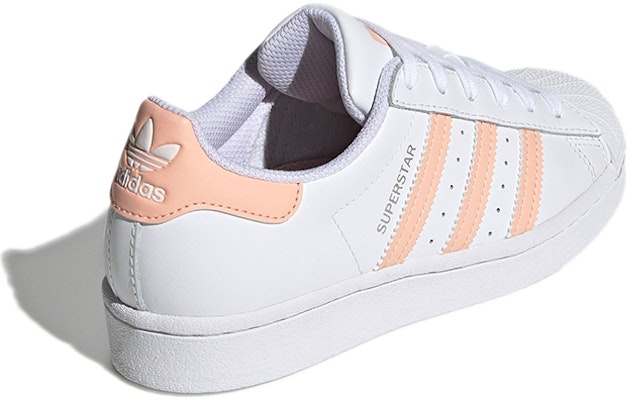 아디다스 슈퍼스타 '화이트 헤이즈 코랄' (초등학생) GZ9097 Shop 아디다스 슈퍼스타 '화이트 헤이즈 코랄' (초등학생) GZ9097