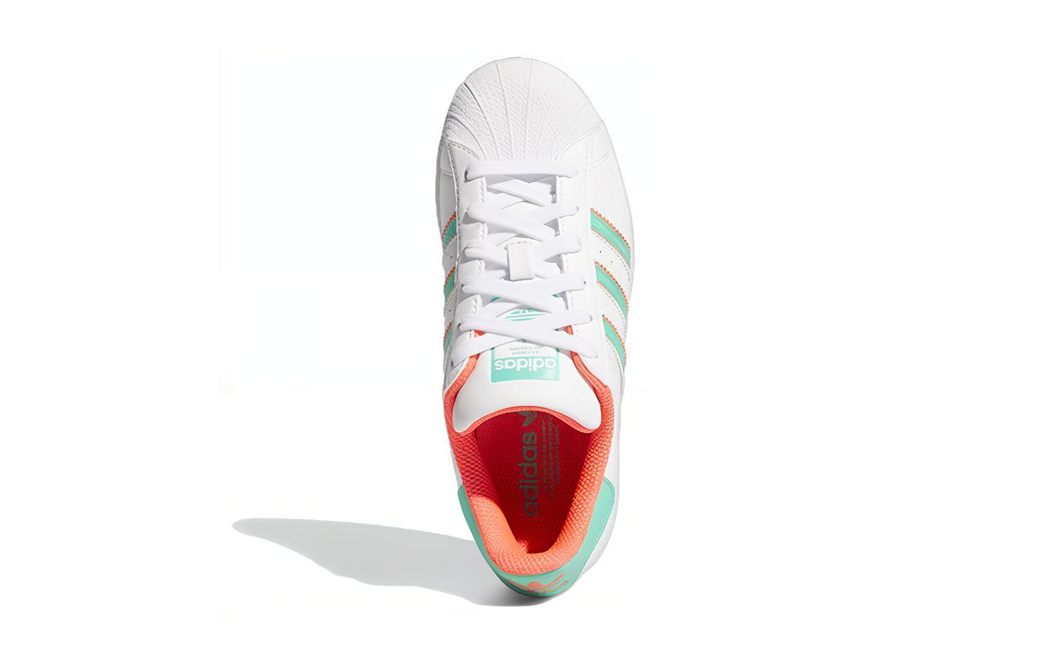 (GS) adidas Superstar 'White Hi-Res Green' 圖 5