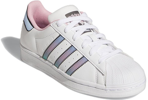 (Escolar) adidas Superstar 'Blanco Rosa Claro' HQ1126 Lookbook (Escolar) adidas Superstar 'Blanco Rosa Claro' HQ1126