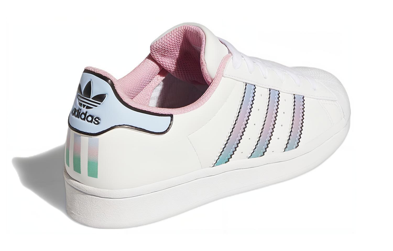 Shop (초등학생용) 아디다스 슈퍼스타 '화이트 라이트 핑크' HQ1126 HQ1126