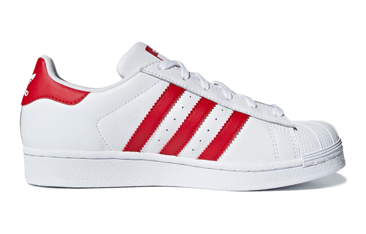 Order (adidas para Niños) adidas Superstar 'Blanco Escarlata' CG6609