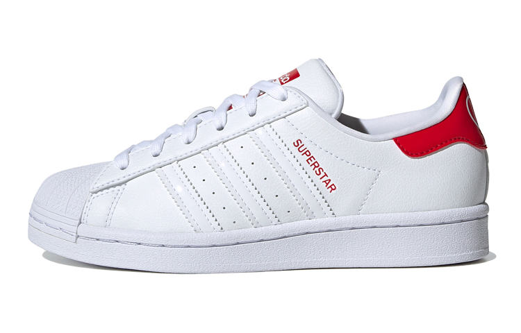 (Grade School) adidas Superstar 'White Scarlet' FW0817