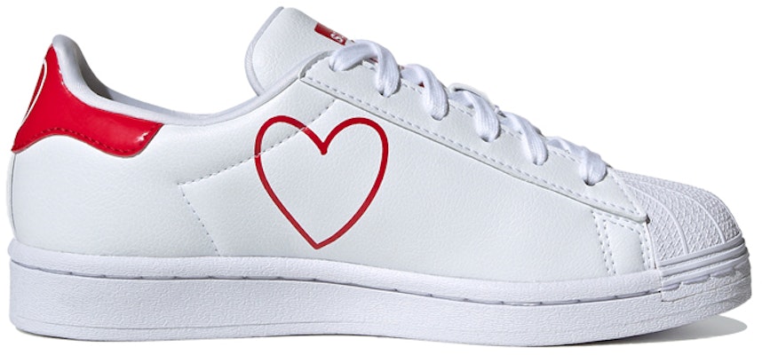 (Grade School) adidas Superstar 'White Scarlet' FW0817 Order (Grade School) adidas Superstar 'White Scarlet' FW0817