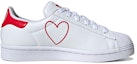 Order (Grade School) adidas Superstar 'White Scarlet' FW0817