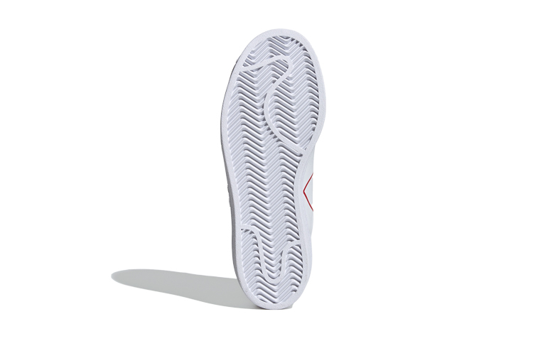 Details for (Grade School) adidas Superstar 'White Scarlet' FW0817