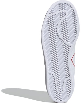 (Grade School) adidas Superstar 'White Scarlet' FW0817 Details for (Grade School) adidas Superstar 'White Scarlet' FW0817