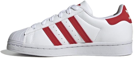 (Grade School) adidas Superstar 'White Vivid Red' GY9326 (Grade School) adidas Superstar 'White Vivid Red' GY9326