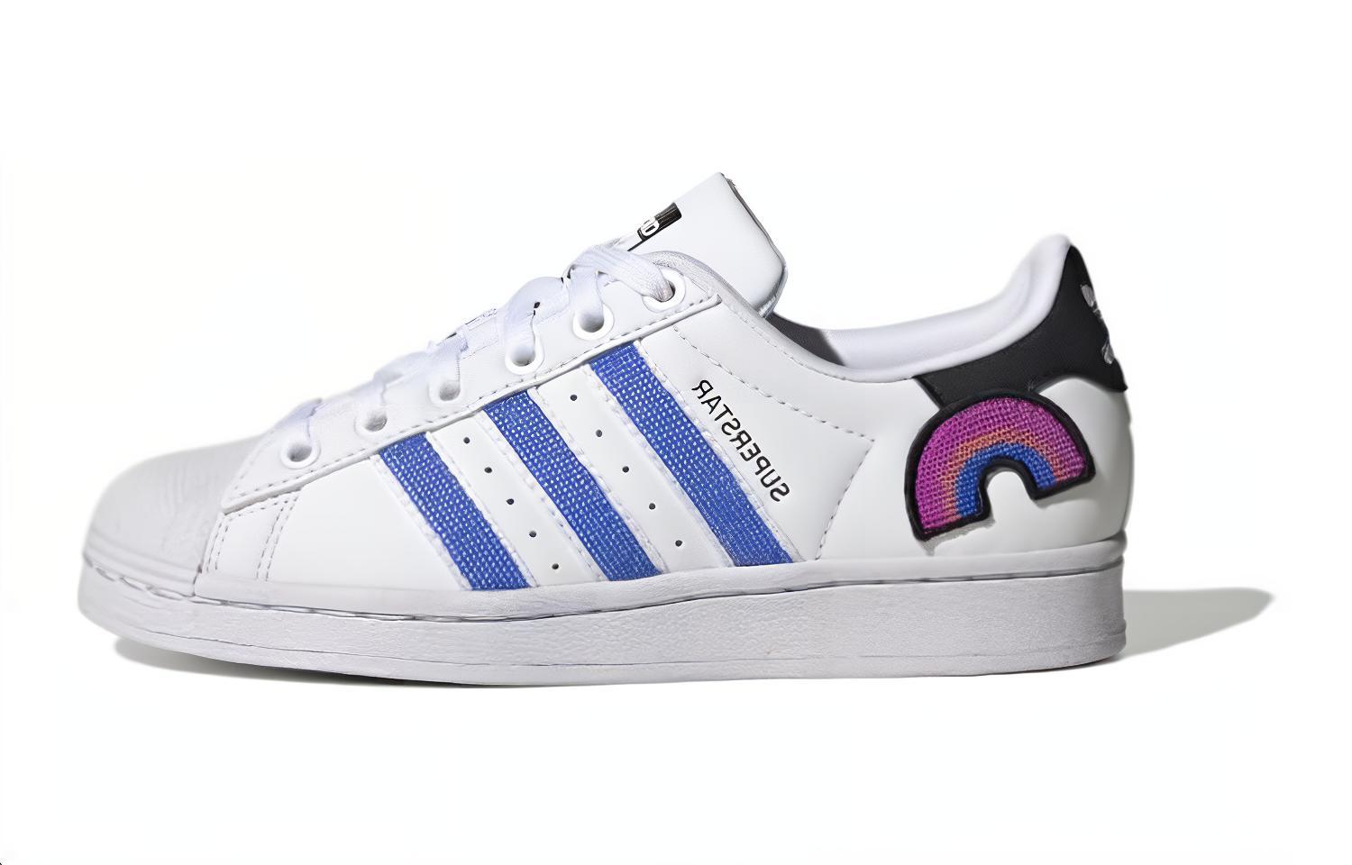 (GS) adidas Superstar Big Kid 'Rainbow Decal'