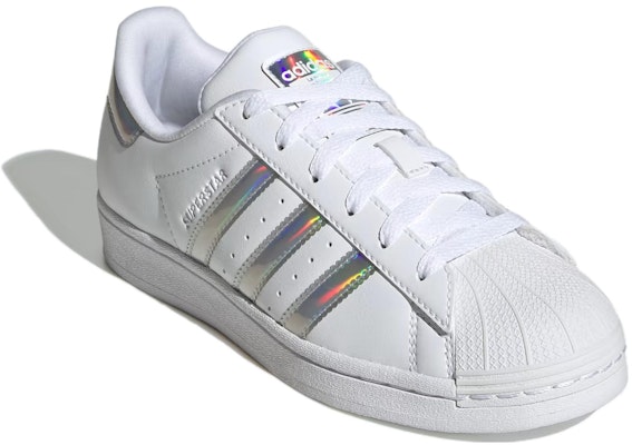 (Grade School) adidas Superstar Big Kid 'White Iridescent' IG0238 Lookbook (Grade School) adidas Superstar Big Kid 'White Iridescent' IG0238