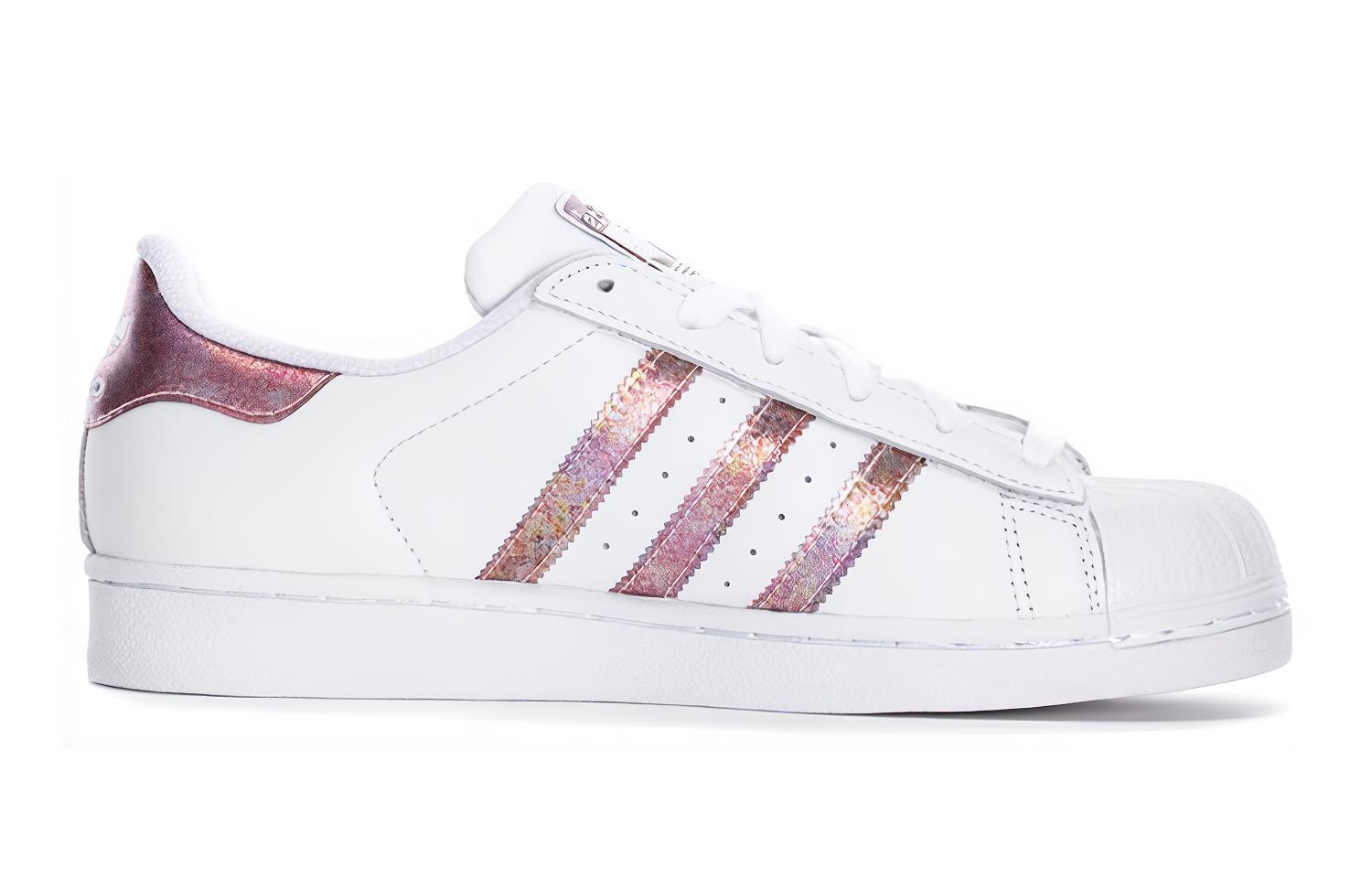 (GS) adidas Superstar J 'White Clear Orange Lenticular' 圖 2
