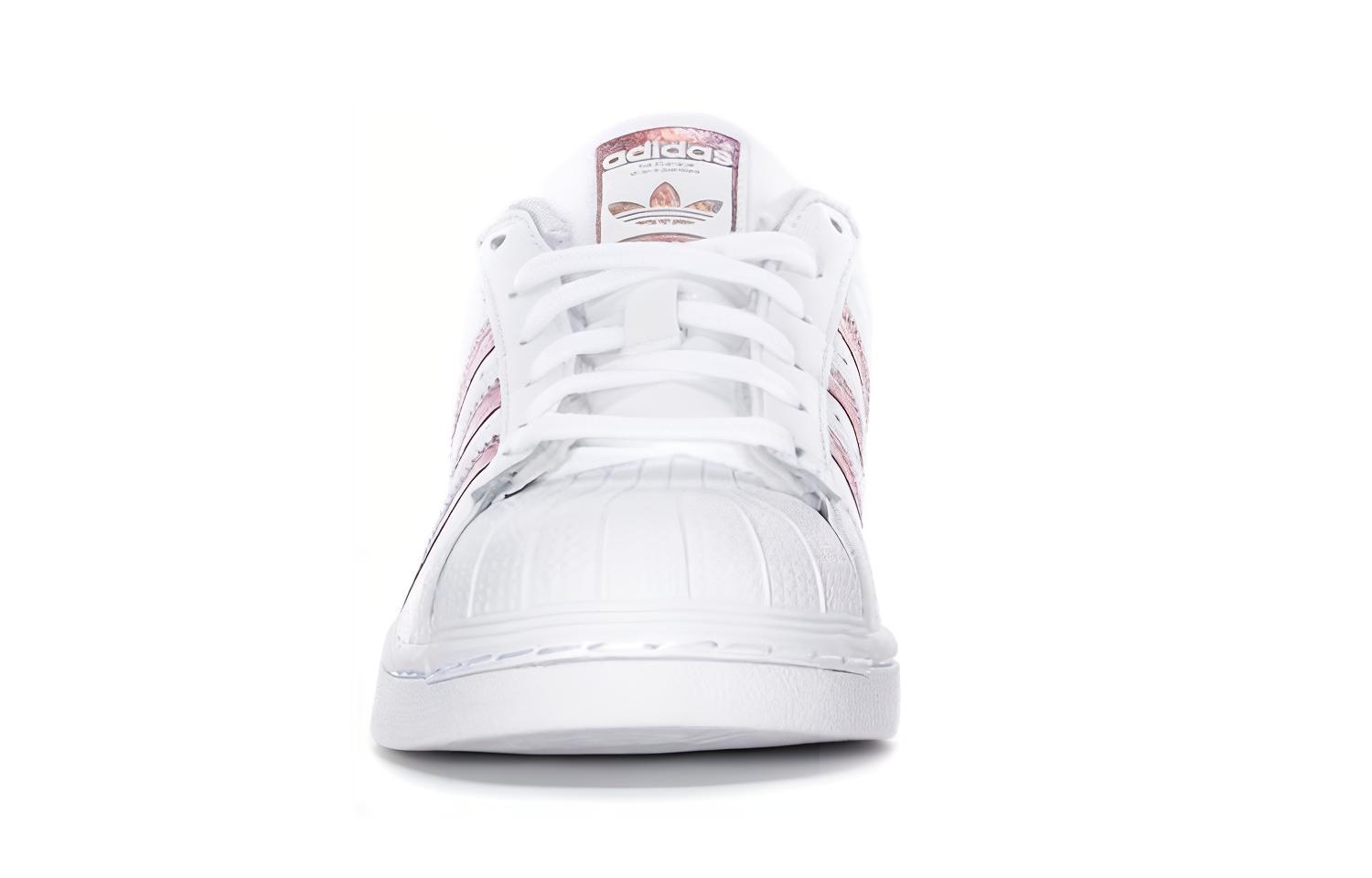 (GS) adidas Superstar J 'White Clear Orange Lenticular' 圖 4