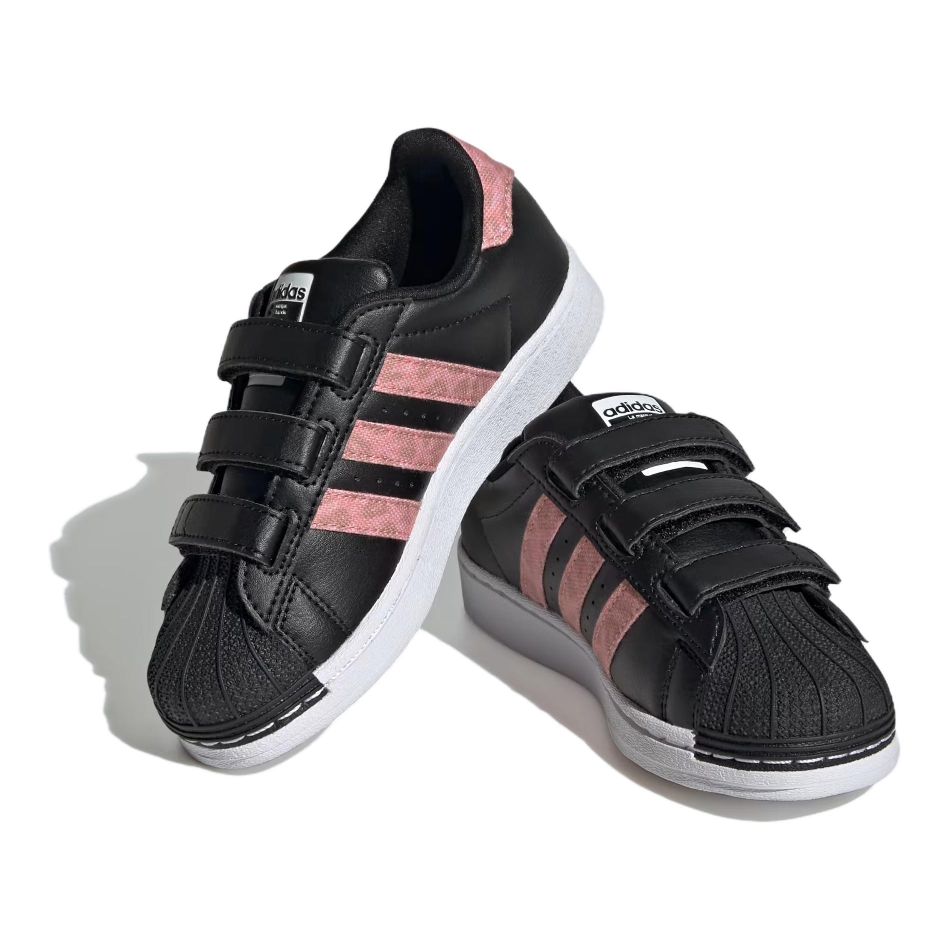 (GS) adidas Superstar Little Kid 'Black Wonder Clay Leopard' 圖 3