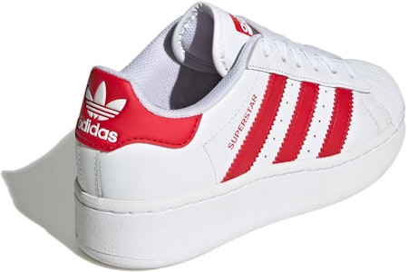 (Kanak-Kanak) adidas Superstar XLG Big Kid 'Putih Merah Scarlet' IF0551 Shop (Kanak-Kanak) adidas Superstar XLG Big Kid 'Putih Merah Scarlet' IF0551