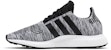 (Kanak-Kanak) adidas Swift Run 1.0 'Hitam Putih' untuk Kanak-Kanak Besar IF2974
