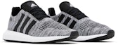 Cheap (Kanak-Kanak) adidas Swift Run 1.0 'Hitam Putih' untuk Kanak-Kanak Besar IF2974