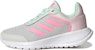 (Grade Sekolah) adidas Tensaur Run 'Kelabu Rasuk Merah Jambu' HQ1263