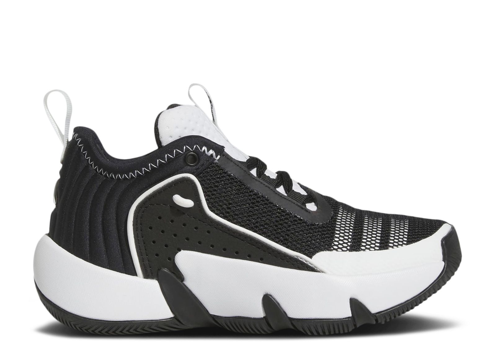 (Grade School) adidas Trae Unlimited Little Kid 'Black White' HP6744