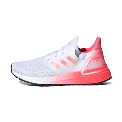 (GS) adidas UltraBoost 20 'White Signal Pink'