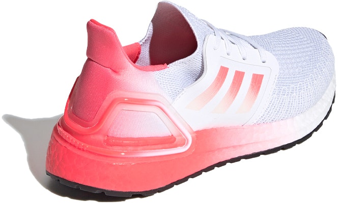 (Grade School) adidas UltraBoost 20 'White Signal Pink' FX0456 Shop (Grade School) adidas UltraBoost 20 'White Signal Pink' FX0456