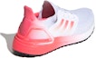 Shop (Kanak-Kanak) adidas UltraBoost 20 'Putih Signal Merah Jambu' FX0456