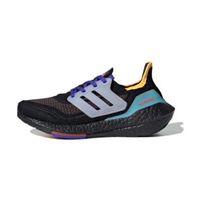 (GS) adidas UltraBoost 21 'Black Pulse Aqua'