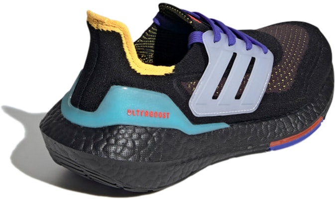 (Grade School) adidas UltraBoost 21 'Black Pulse Aqua' GX2561 Shop (Grade School) adidas UltraBoost 21 'Black Pulse Aqua' GX2561