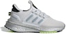 (Grade School) adidas X_PLRBOOST J 'Dash Grey Lucid Lemon' IF0628