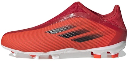 (Grade School) adidas X Speedflow.3 Laceless FG 'Red' FY3257 (Grade School) adidas X Speedflow.3 Laceless FG 'Red' FY3257