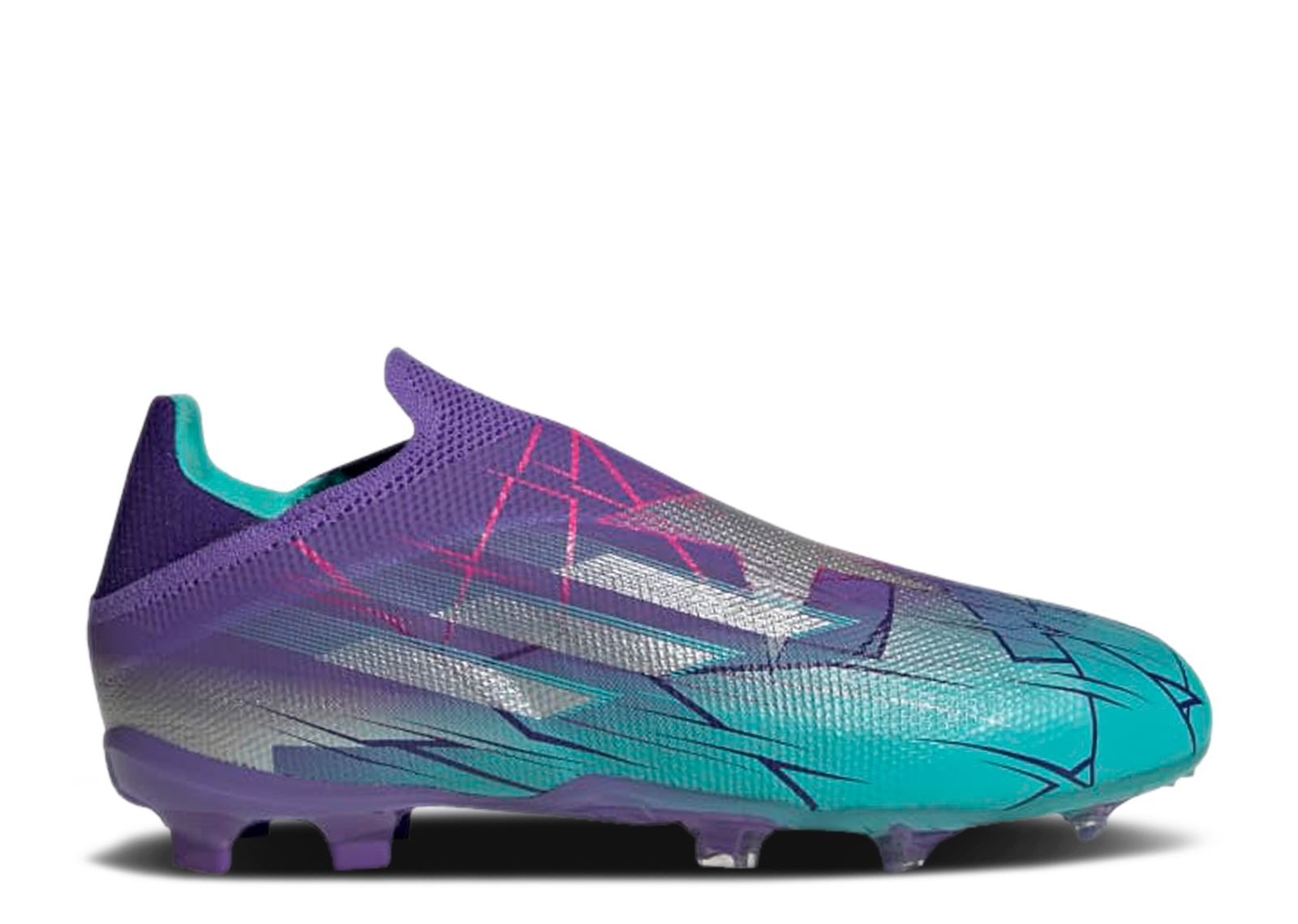 (Grade School) adidas X Speedflow+ FG 'Purple Rush Mint Rush' GW7443