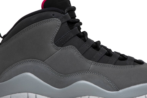 Jordan 10 dark smoke top grey